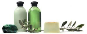 Various products made from tallow including soap